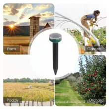 Solar Powered Ultrasonic Sonic Mouse Mole Pest Rodent Repeller Repellent Yard LED Light Repeller Outdoor Lamp Yard Garden